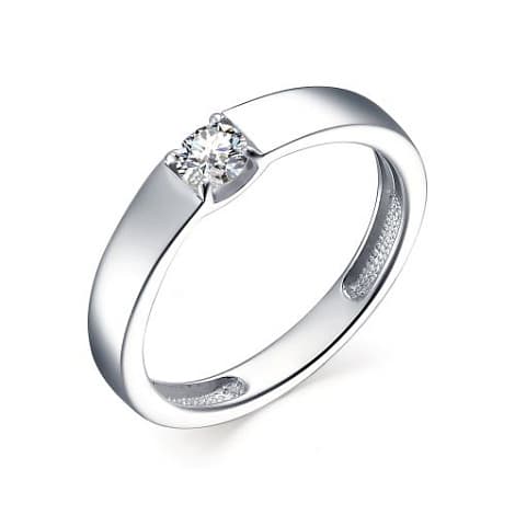 Кольцо из серебра 925 с кубическим цирконием