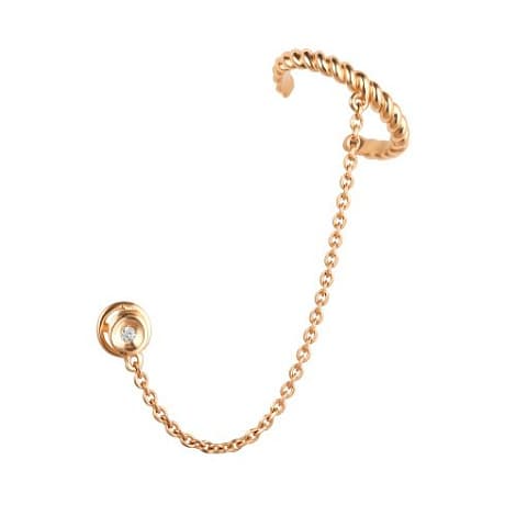 Серьги из золота 585 с бриллиантами