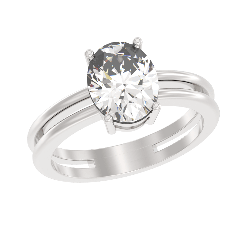 Кольцо из серебра 925 с фианитами