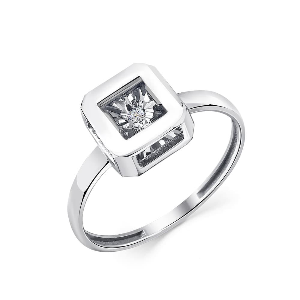 Кольцо из золота 585 с  бриллиантом