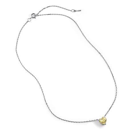 Колье из серебра 925 с бриллианитами