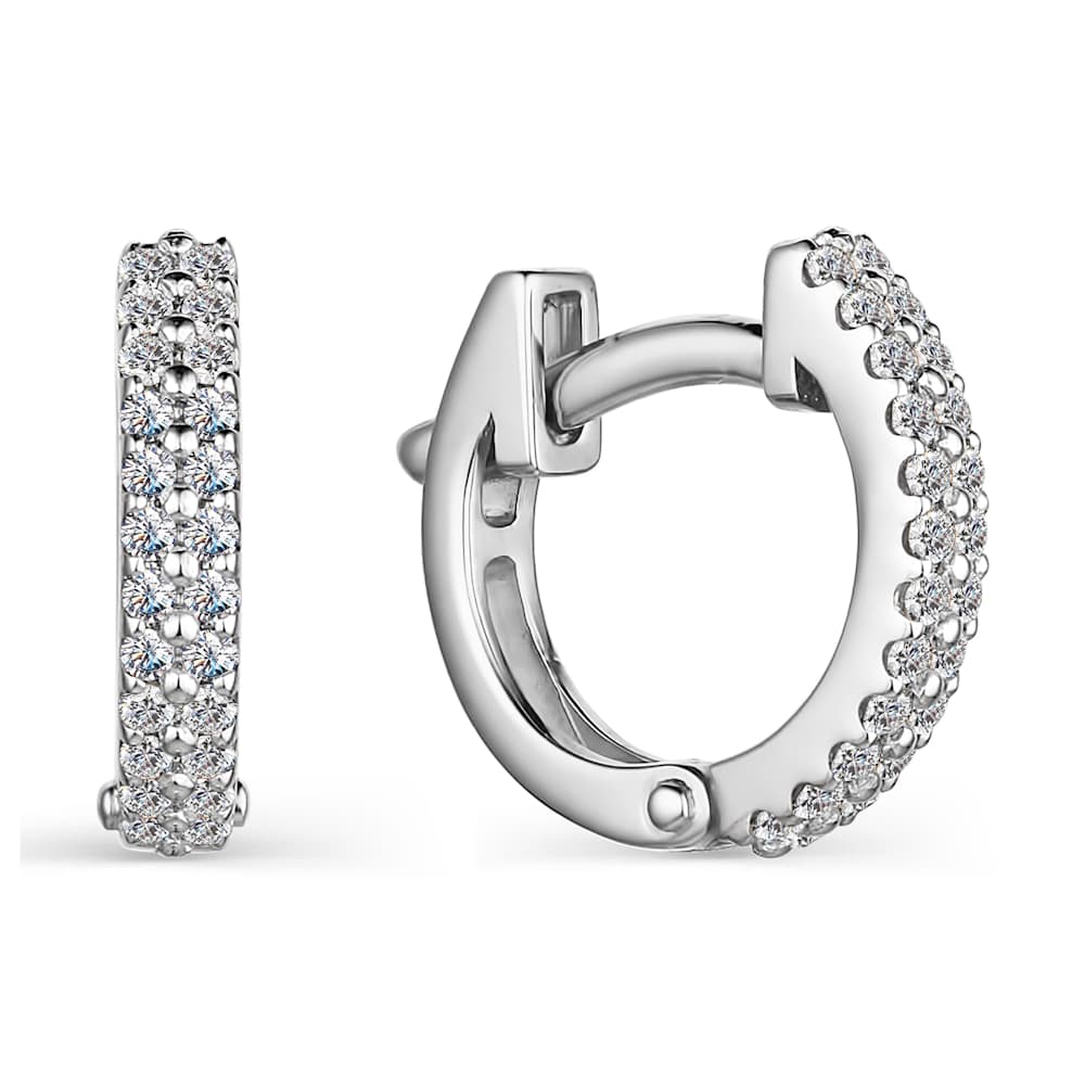 Серьги из золота 585 с бриллиантами