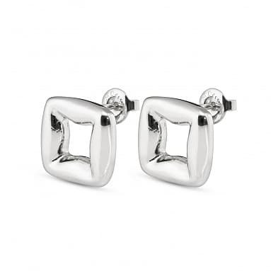 Серьги из бижутерный сплава без вставки