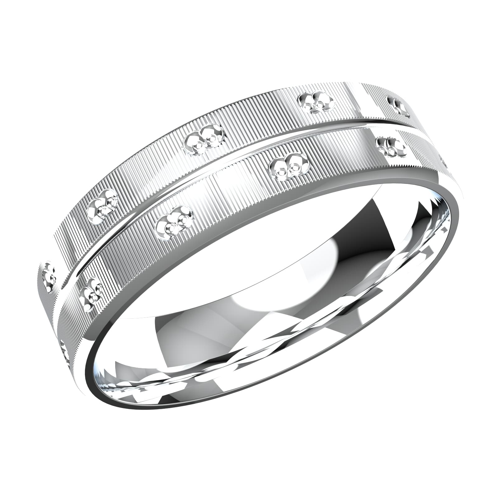 Кольцо обручальное из золота 585 без вставки