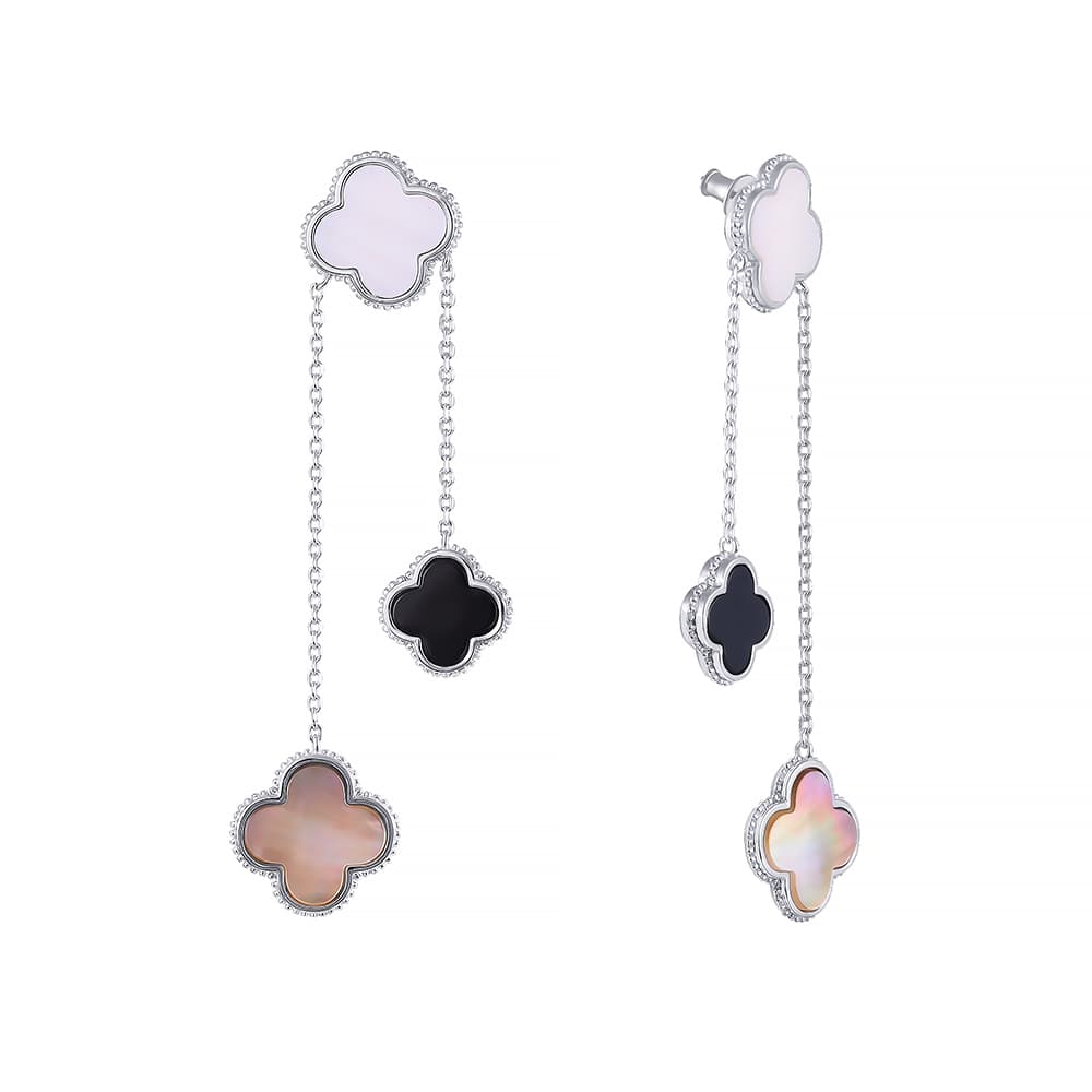 Серьги из серебра 925 с перламутром
