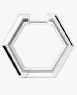 Серьги из серебра без вставки