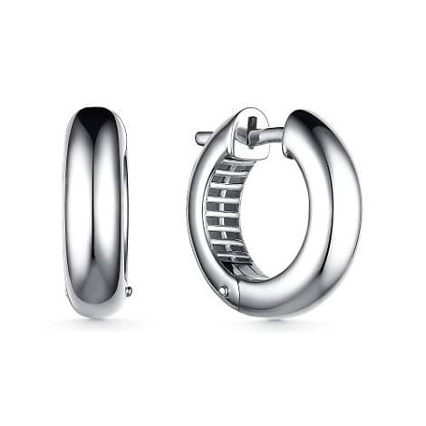 Серьги из серебра 925 без вставки