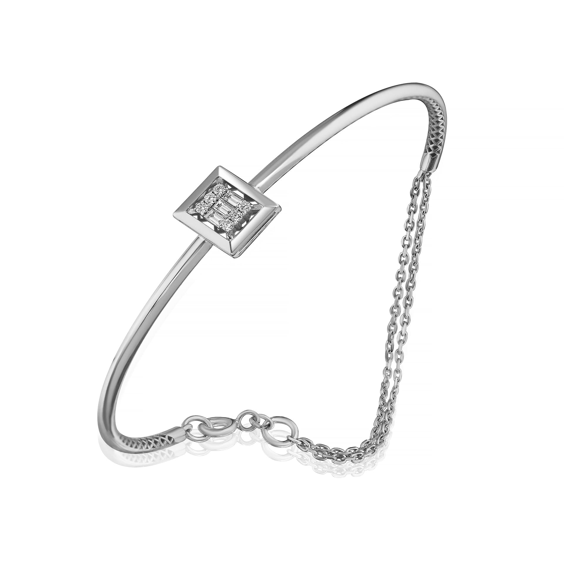 Браслет из золота 585 с бриллиантами