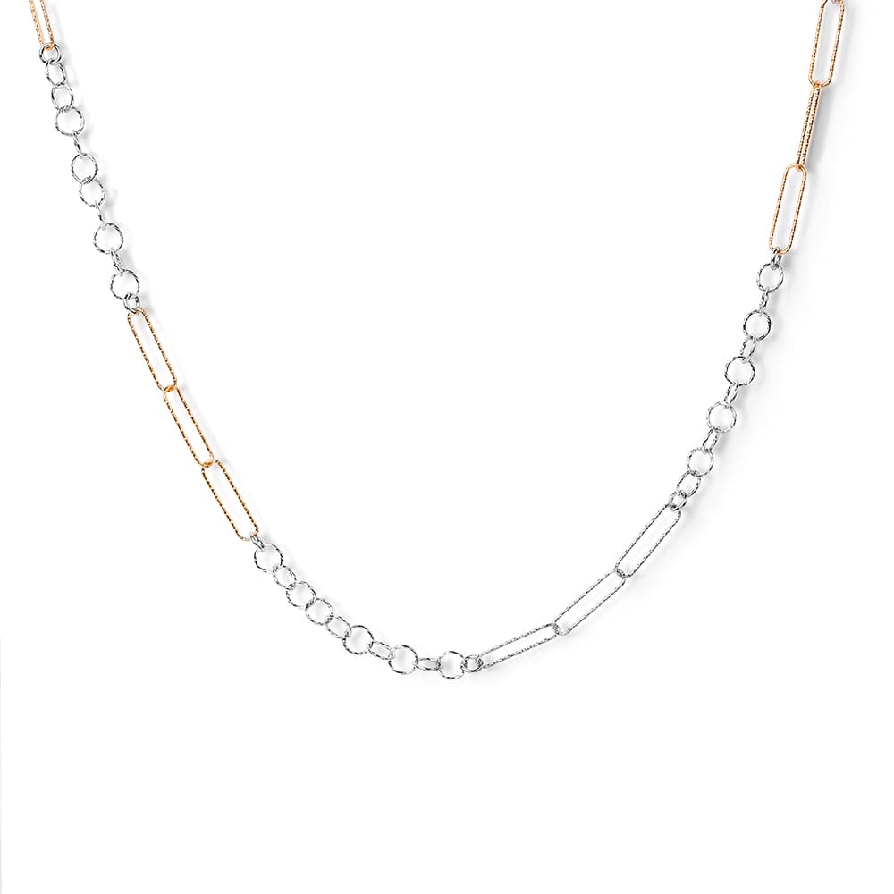 Колье из серебра без вставки