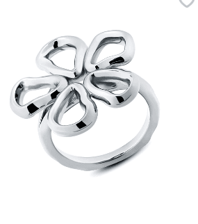 Кольцо из серебра 925 без вставки