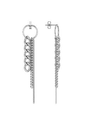 Серьги из серебра 925 без вставки