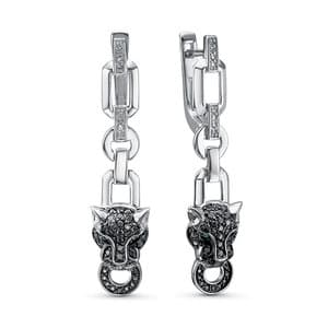 Серьги из золота 585 с бриллиантами