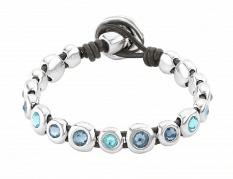 Браслет из стали с кристаллами swarovski