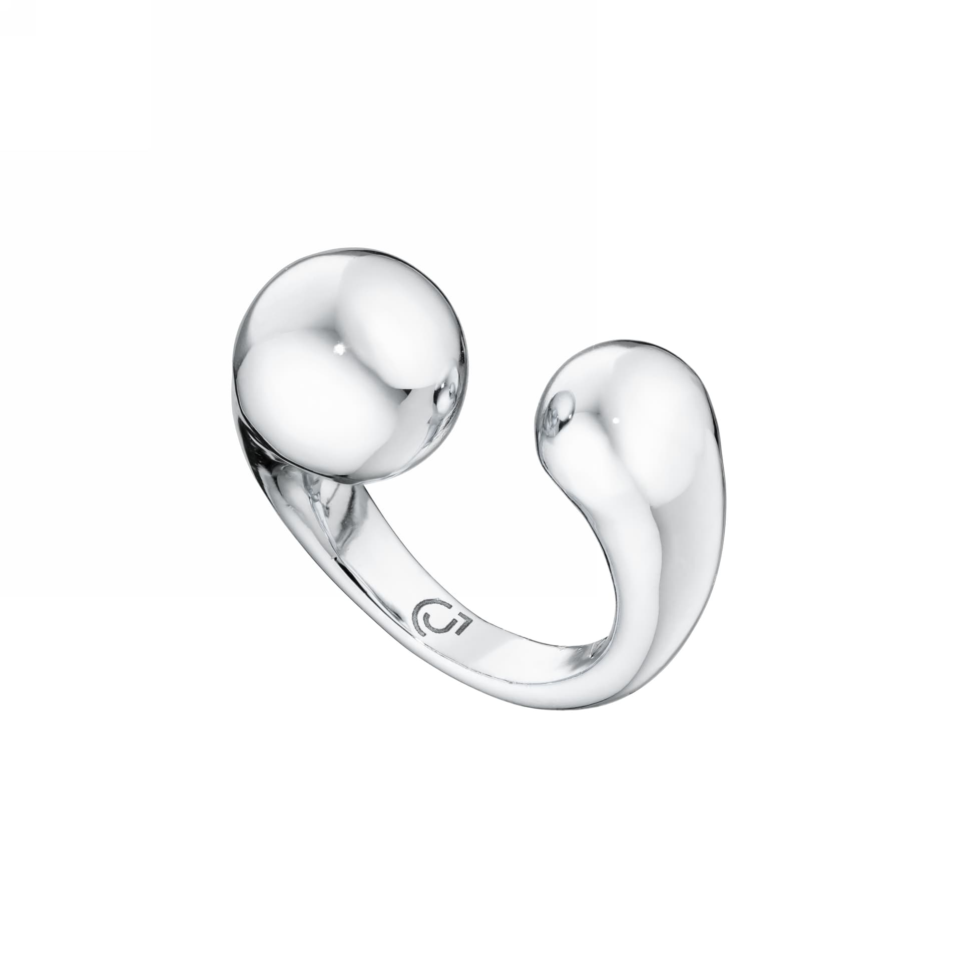 Кольцо из стали без вставки