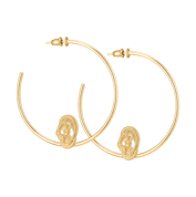 Серьги из бижутерного сплава без вставки