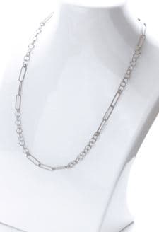 Колье из серебра без вставки