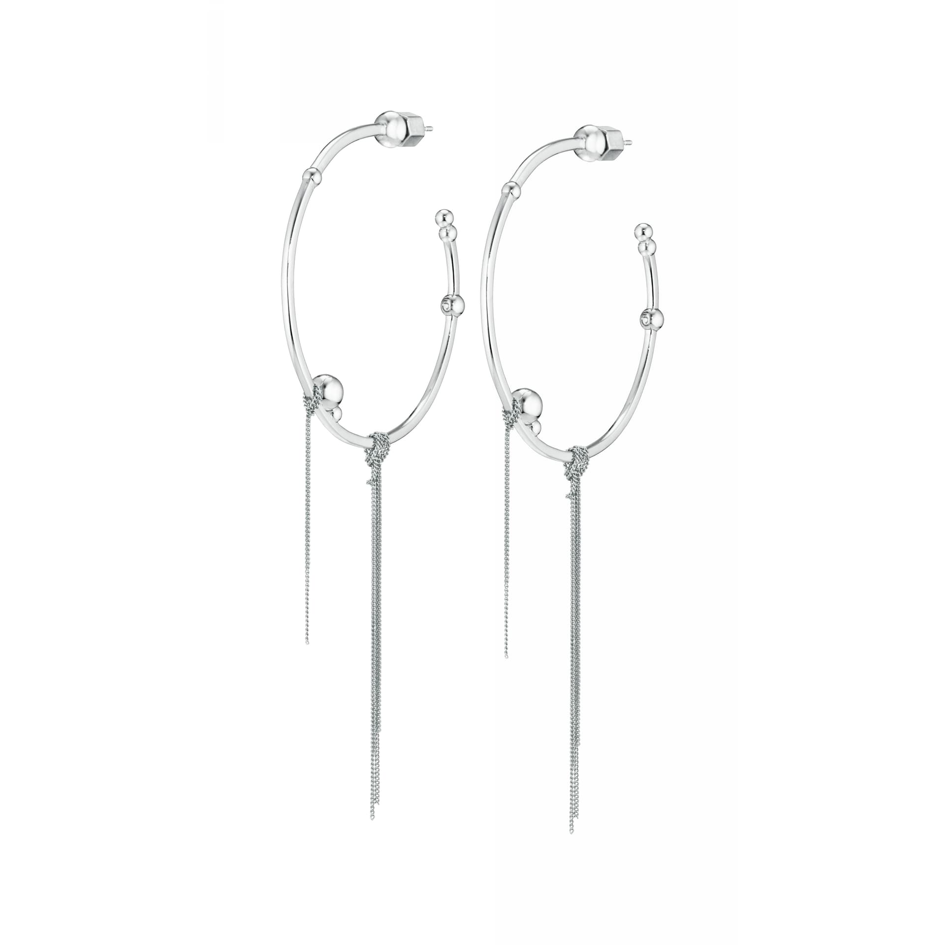 Серьги из стали без вставки