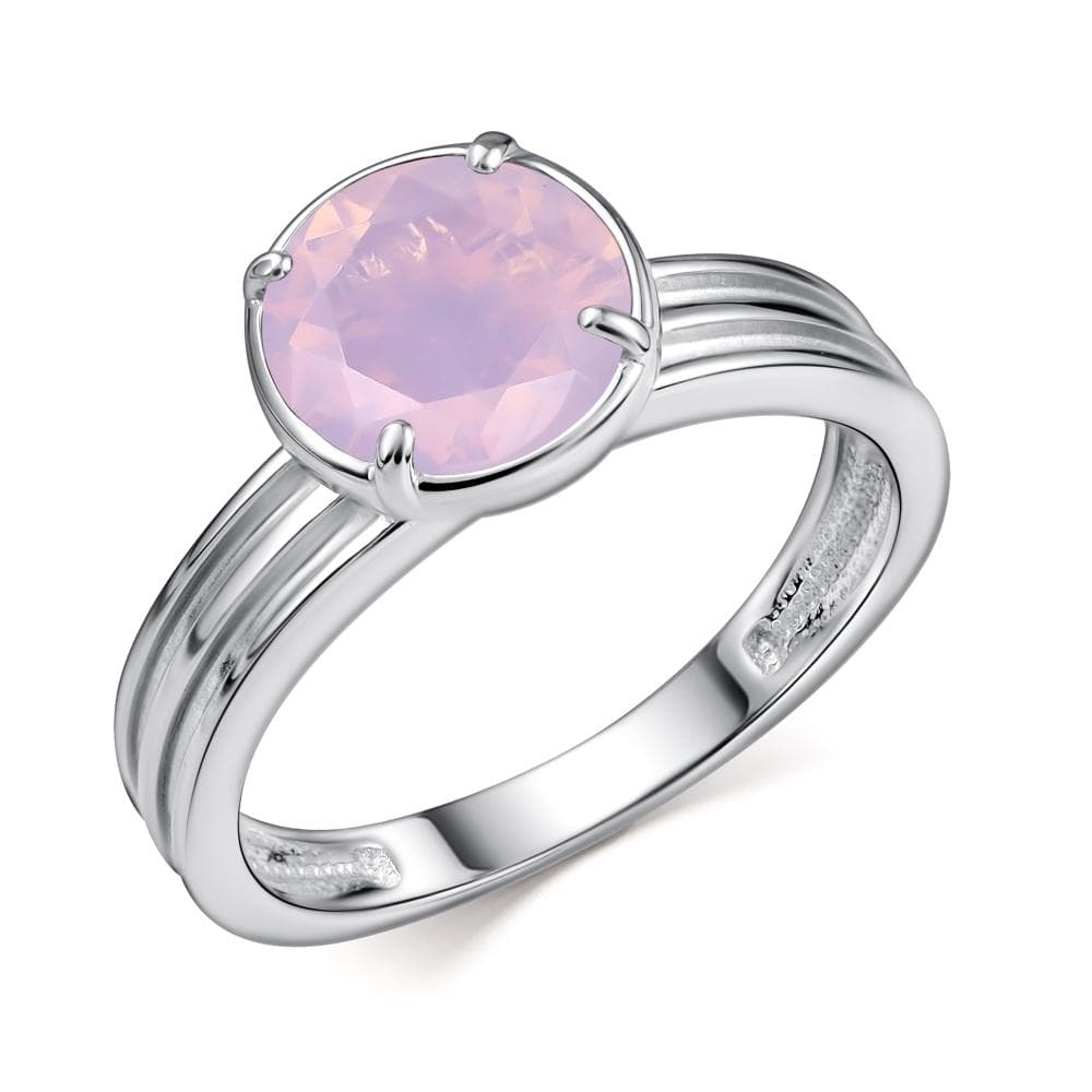 Кольцо из серебра 925 с ювелирным стеклом