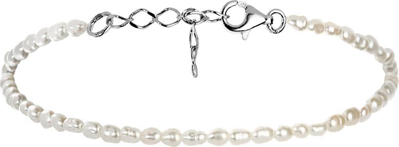 Браслет декоративный из серебра 925 с жемчугом