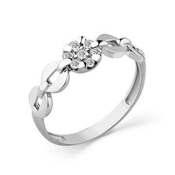 Кольцо из золота 585 с бриллиантами