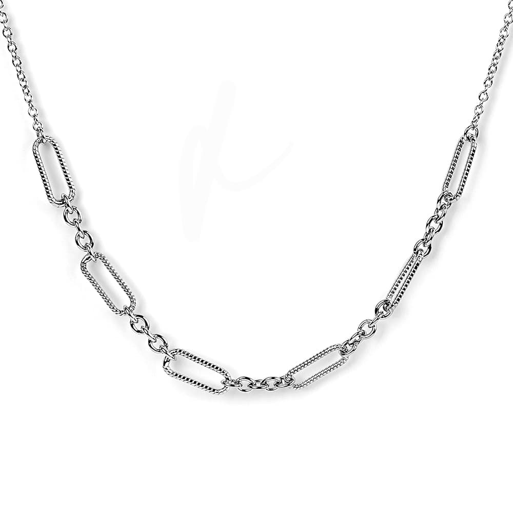 Колье из серебра без вставки