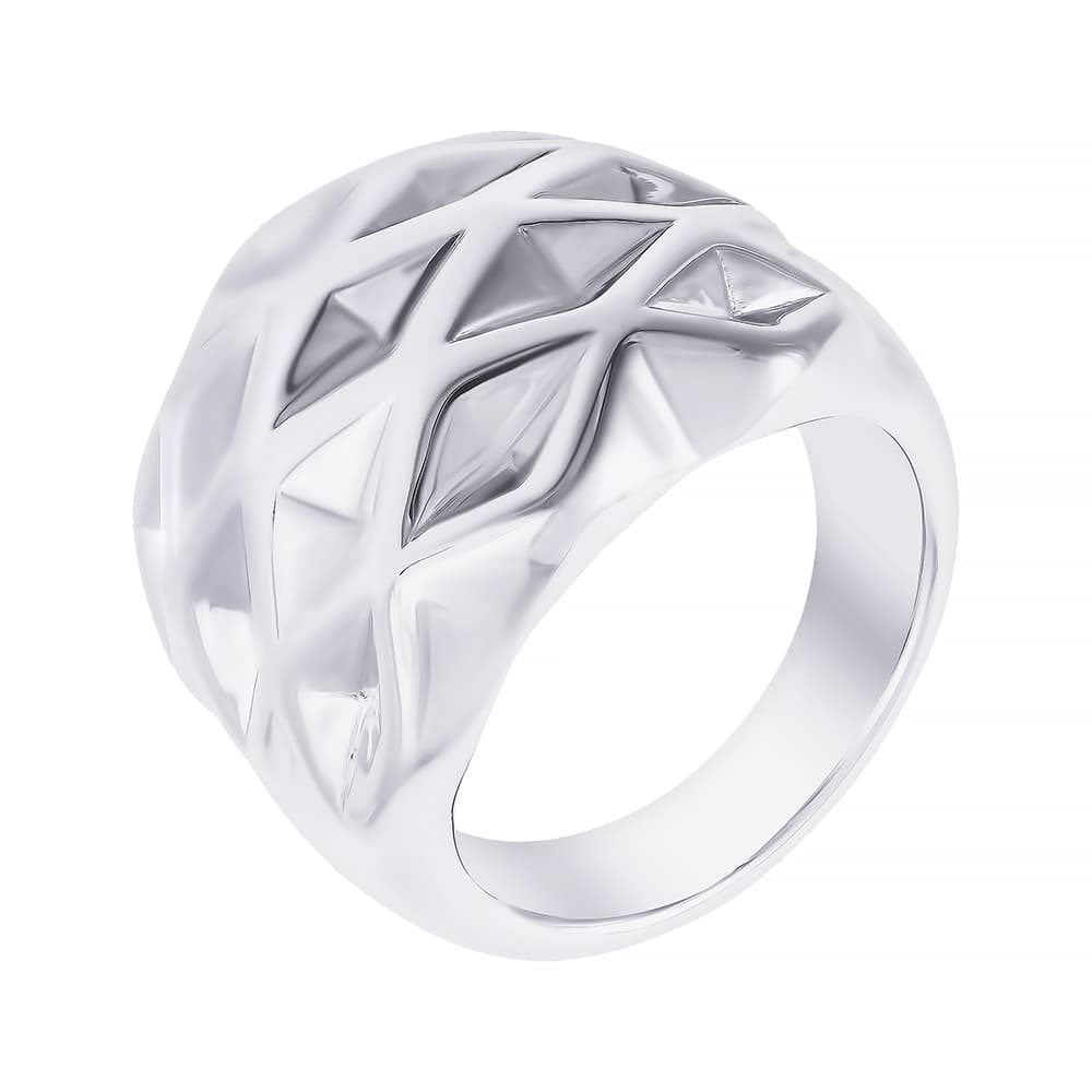 Кольцо из серебра 925 без вставки