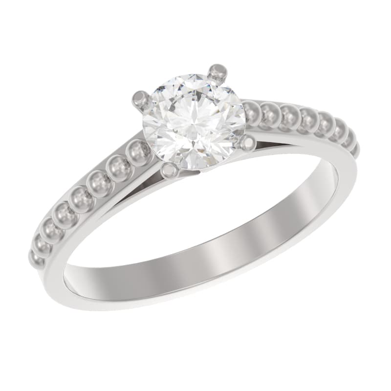 Кольцо из серебра 925 с фианит