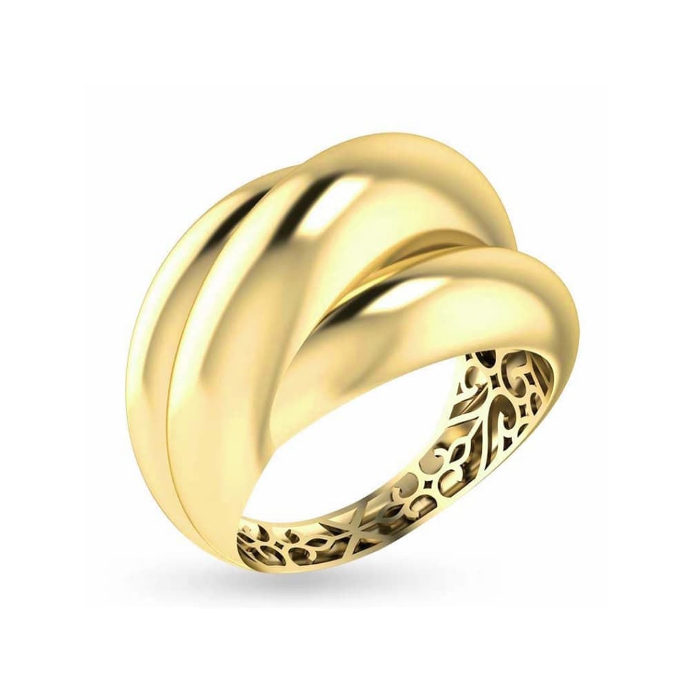 Кольцо из золота без вставки