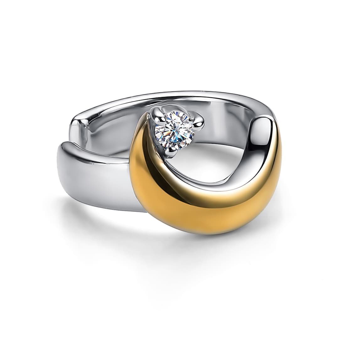 Серьги из серебра 925 с кристаллами swarovski