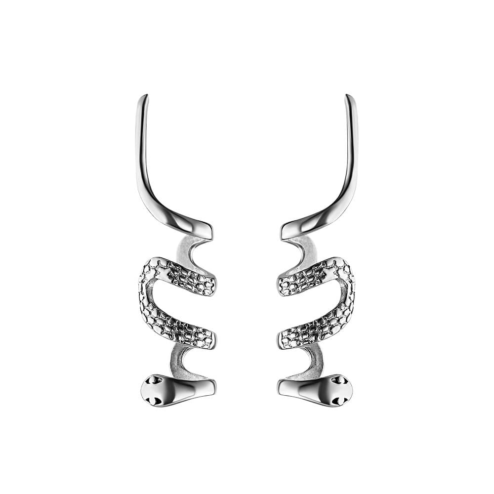 Серьги из серебра 925 без вставки