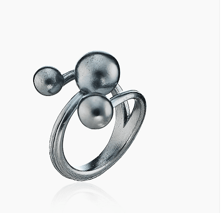 Кольцо из серебра 925 с  без вставки