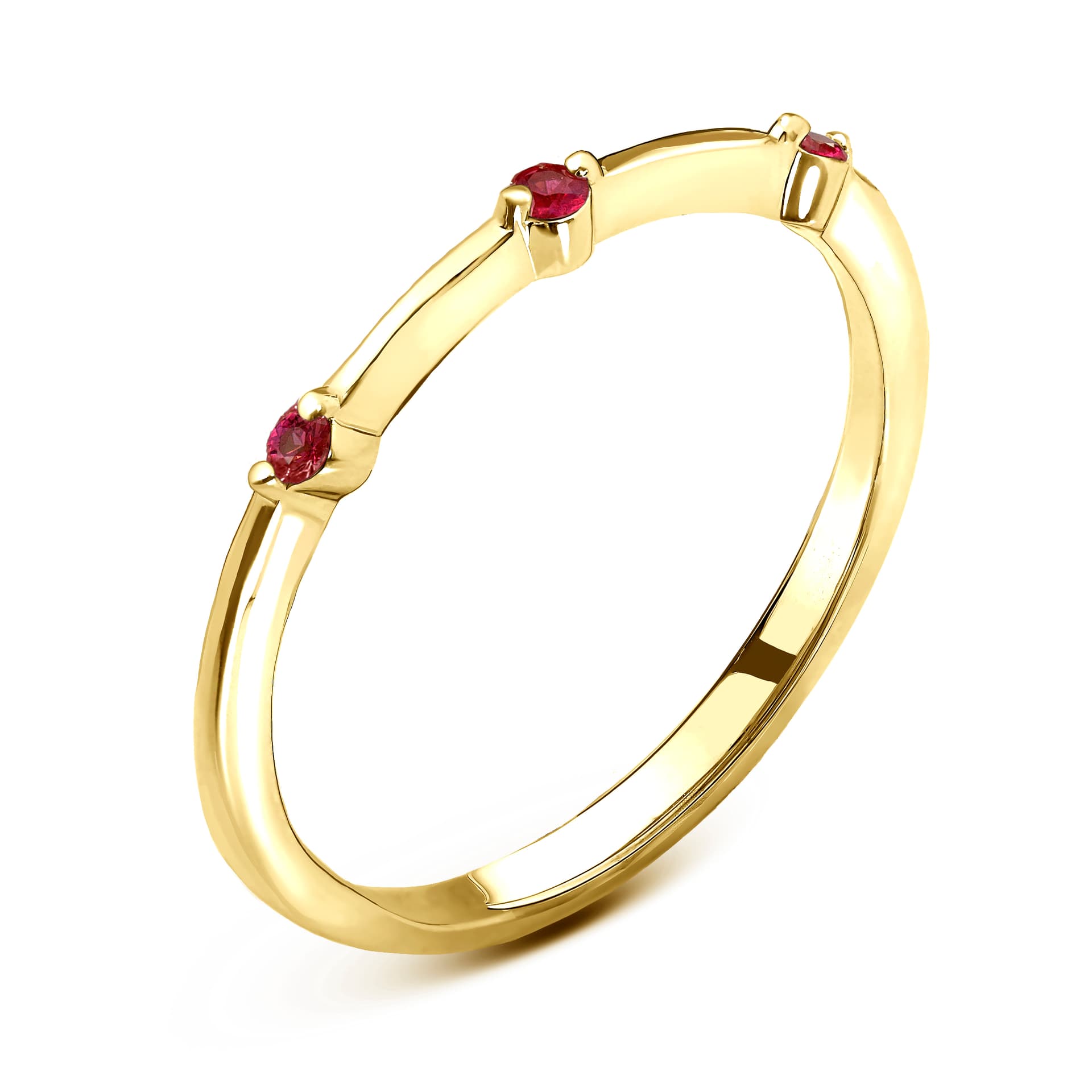 Кольцо из золота 585 с  рубином