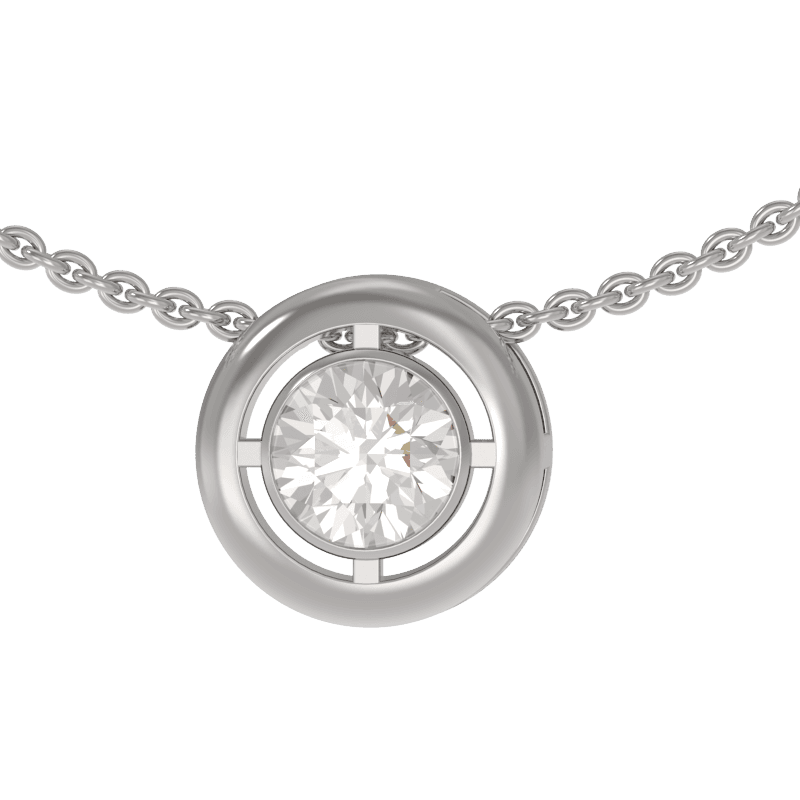 Подвеска из серебра 925 с фианитами