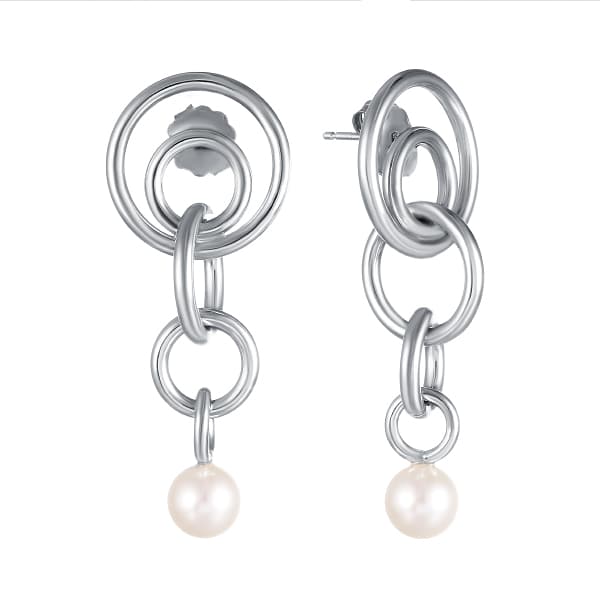 Серьги из серебра 925 с жемчугом