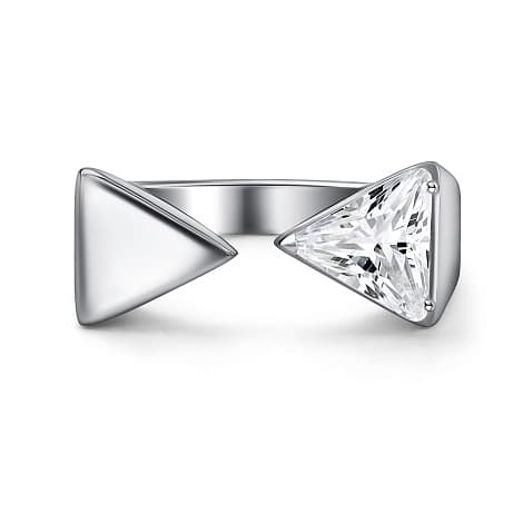 Кольцо из серебра 925 с фианитами