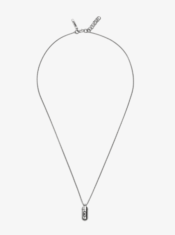 Колье из стали без вставки