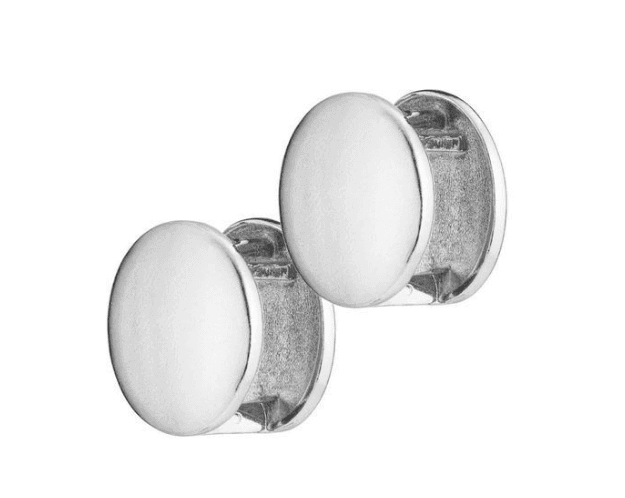 Серьги из стали без вставки