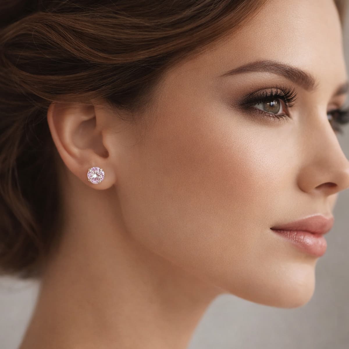 Серьги из серебра 925 с кубическим цирконием