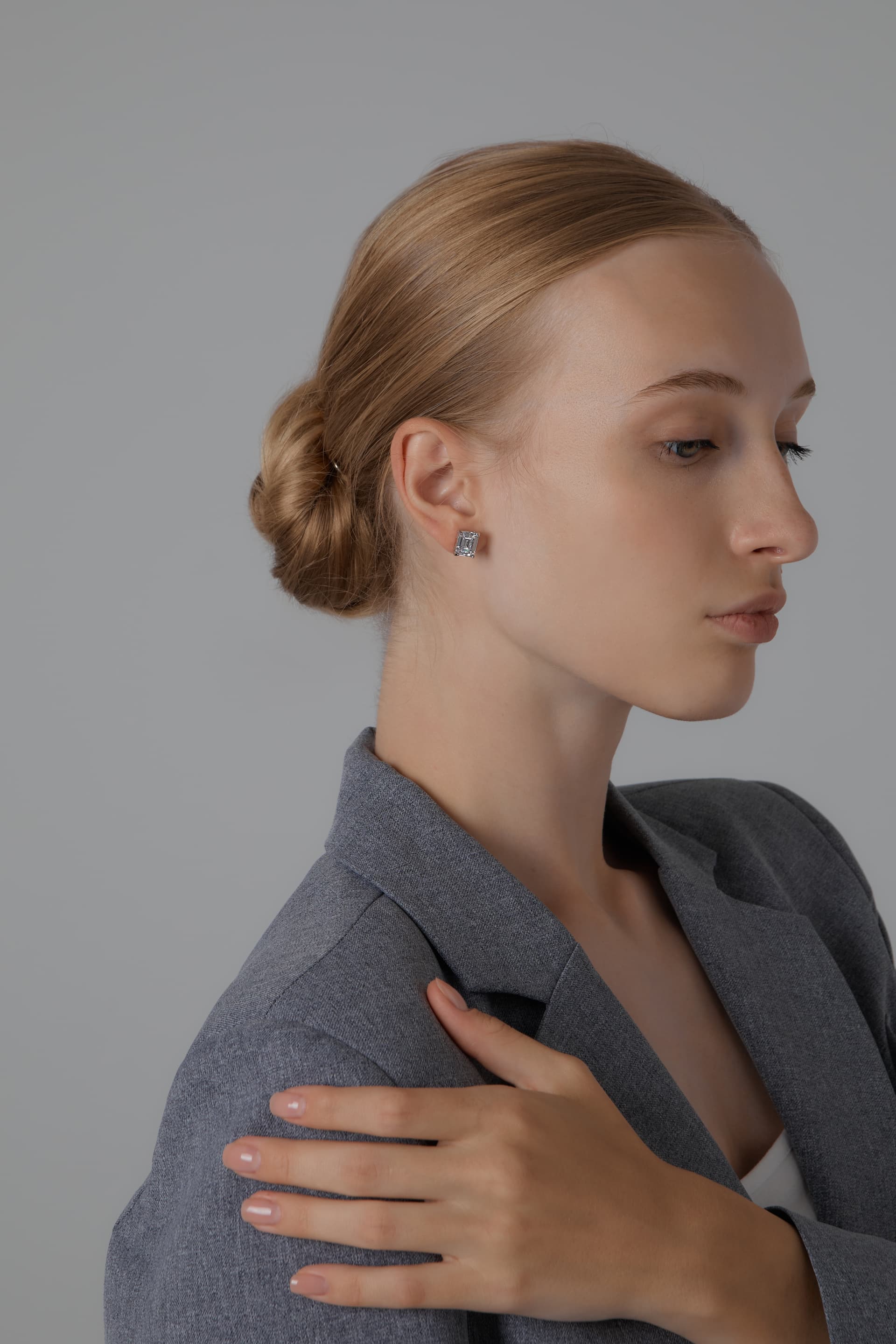 Серьги из серебра 925 с кубическим цирконием