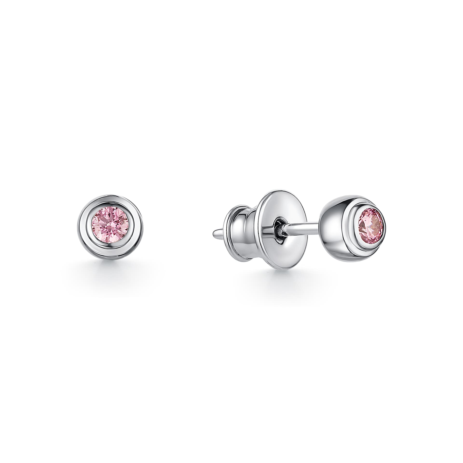 Серьги из серебра 925 с кристаллами swarovski