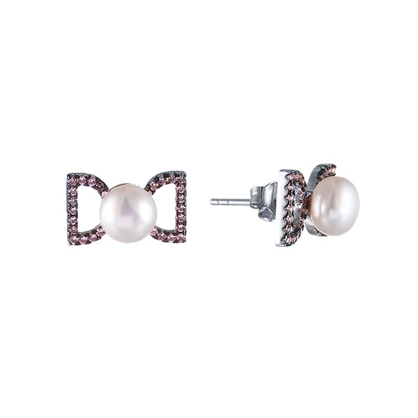 Серьги из серебра 925 с жемчугом