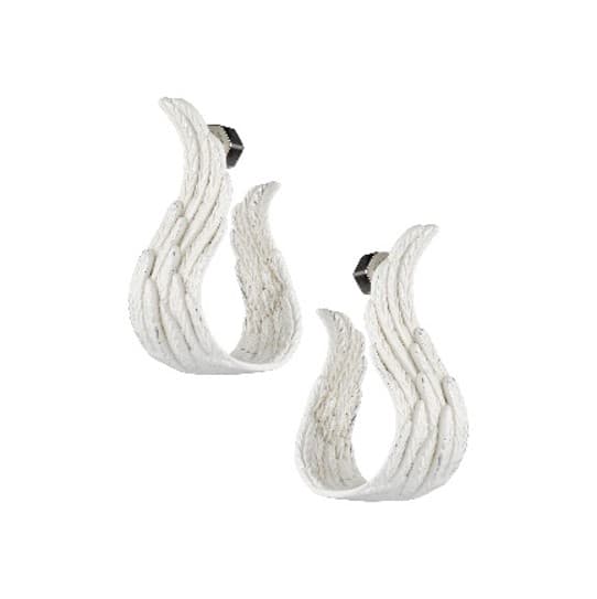 Серьги из латуни без вставки