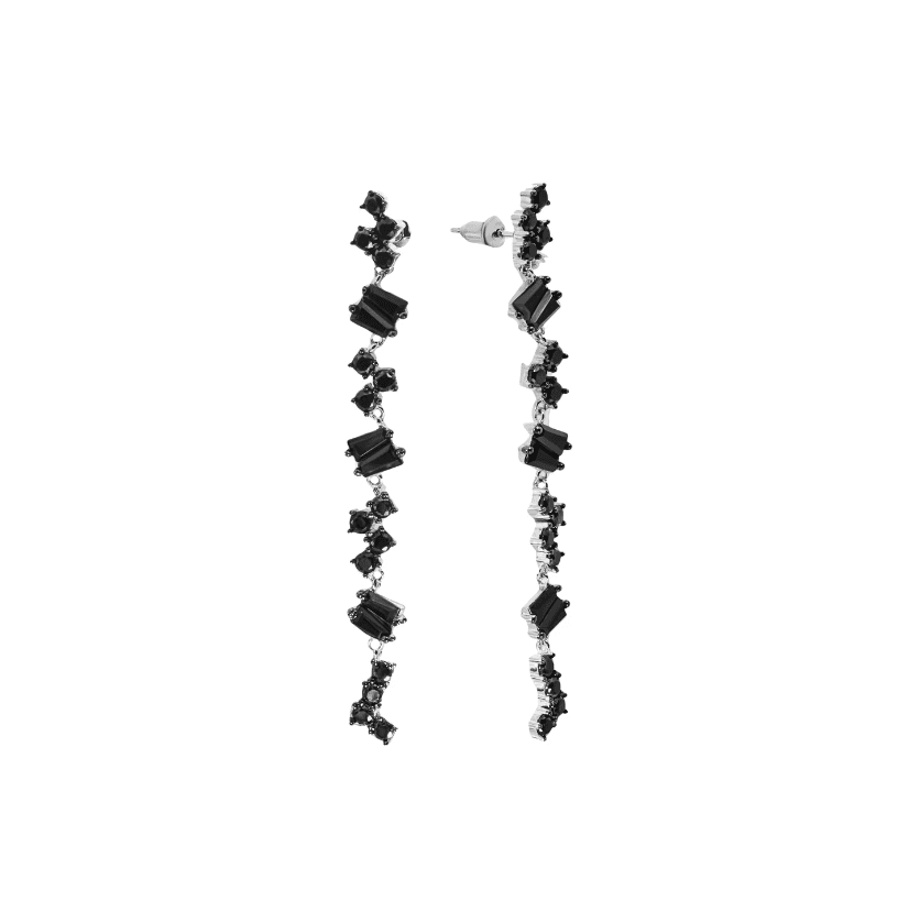 Серьги из серебра 925 с шпинелью