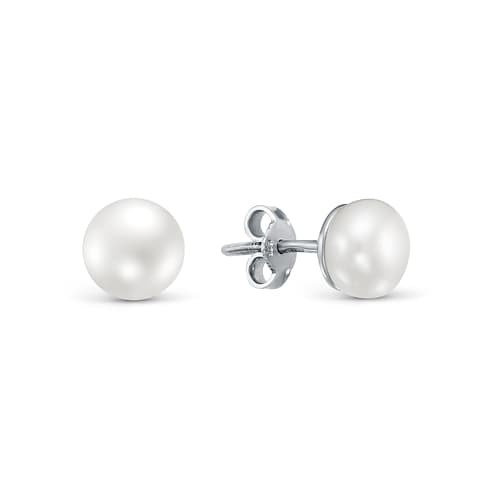Серьги из серебра 925 с жемчугом