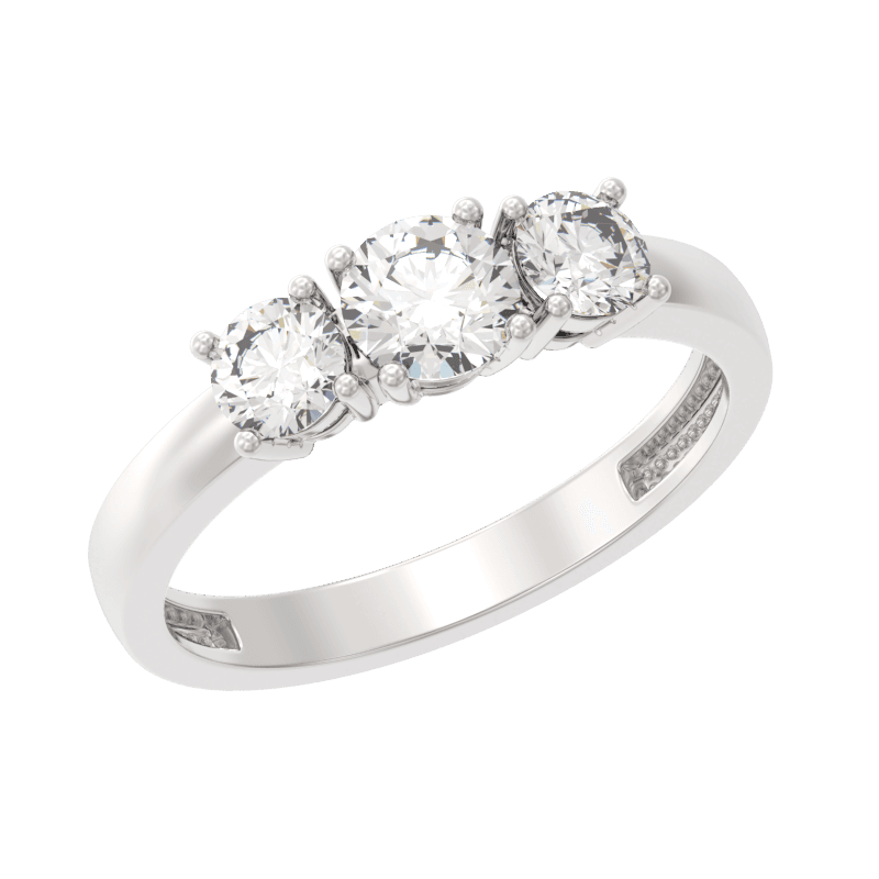 Кольцо из серебра 925 с фианитами