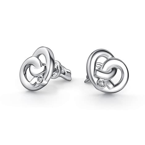 Серьги из серебра 925 с фианитами