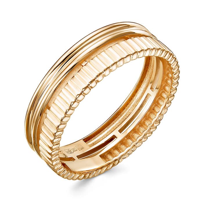 Кольцо из серебра 925 без вставки