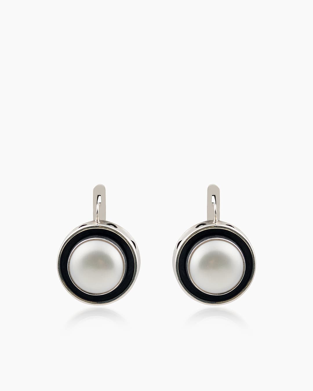 Серьги из серебра 925 с жемчугом
