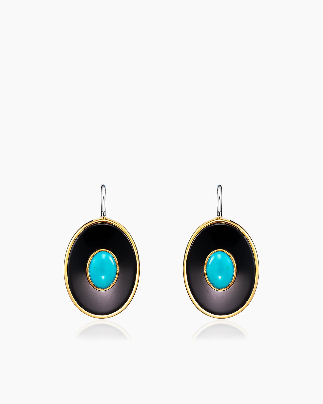 Серьги из серебра 925 с бирюзой