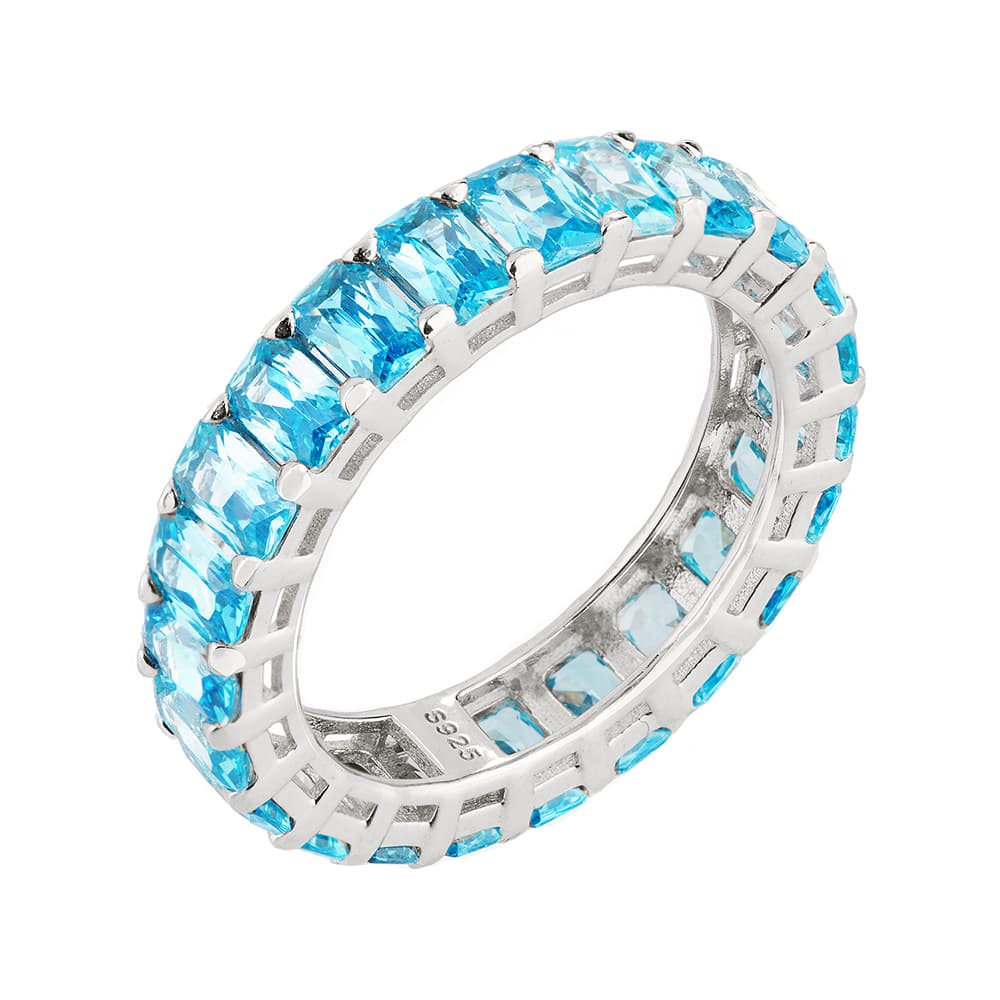 Кольцо из серебра 925 с кубическим цирконием